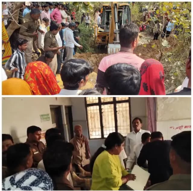 Sonbhadra News: किरवानी जंगल में मिट्टी धंसने से 6 महिलाएं दबी, 3 महिलाओं की मौत, रेस्कीयू जारी.