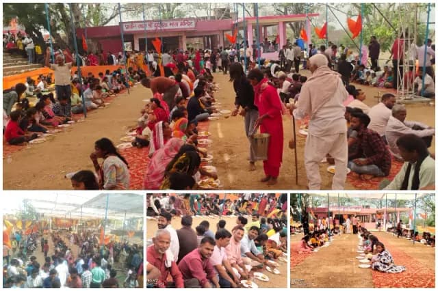 Sonbhadra News: दुधहिया देवी मंदिर में कथा पूर्णाहुति, हजारों भक्तों ने ग्रहण किया महाप्रसाद.
