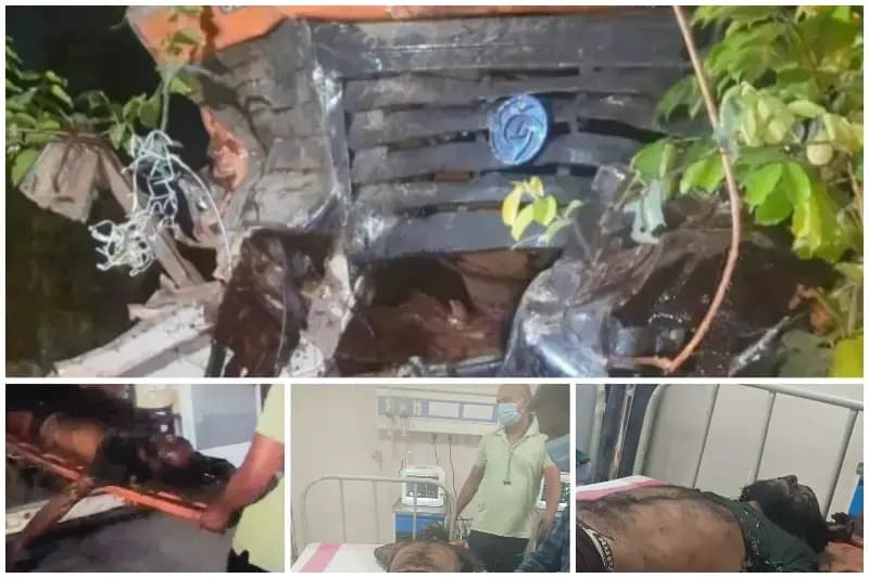 Sonbhadra News: मारकुंडी घाटी में टैंकर खाई में गिरा, चालक की इलाज़ के दौरान मौत, सुरक्षा व्यवस्था पर उठे सवाल.