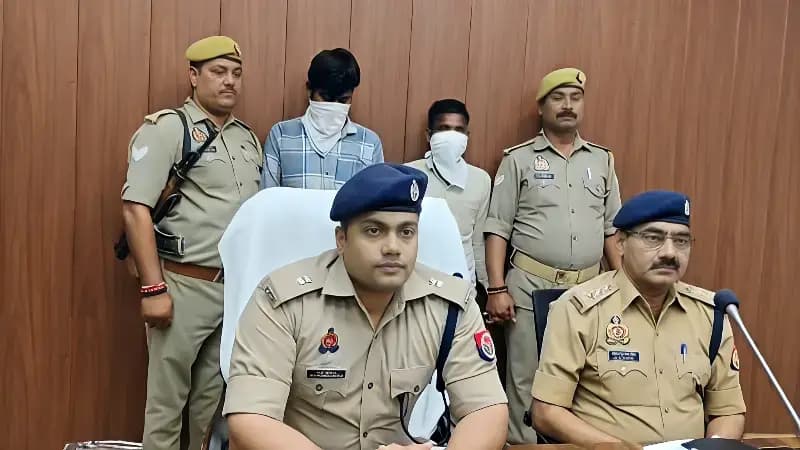 Chandauli News: 50 लाख की हेरोइन के साथ दो तस्कर गिरफ्तार.
