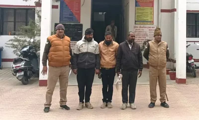 Chandauli News: पुलिस ने दो वाहनों से चार गोवंश कराया मुक्त, तीन गौ-तस्कर गिरफ्तार.