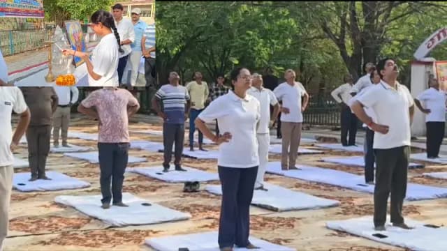 Sonbhadra News: अंतर्राष्ट्रीय योग दिवस को लेकर जिले में शुरू हुआ योग सप्ताह, सलखन फॉसिल्स पार्क में होगा मुख्य आयोजन.