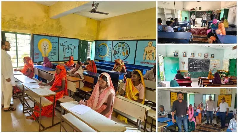 Sonbhadra News: बभनी में नव भारत साक्षरता परीक्षा में शामिल हुए 290 परीक्षार्थी, 24 केंद्रों पर हुई परीक्षा.
